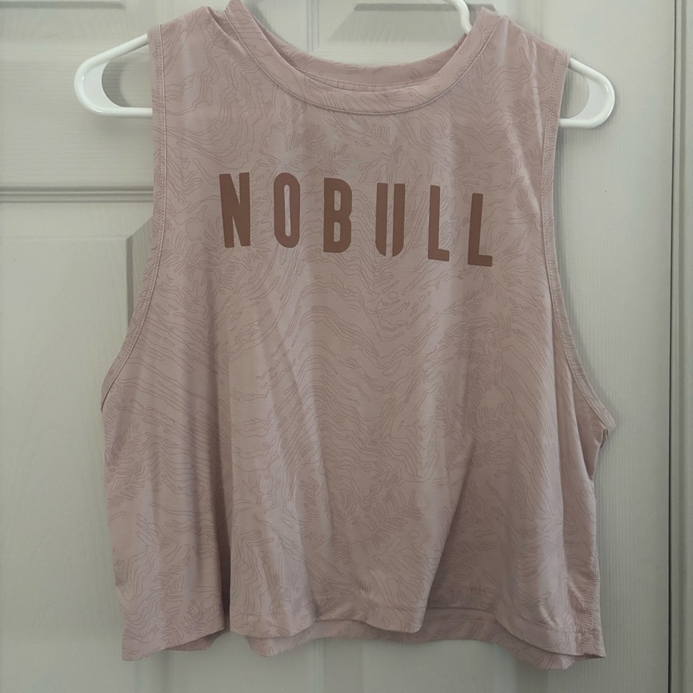 NoBull womens muscle tank size large pink